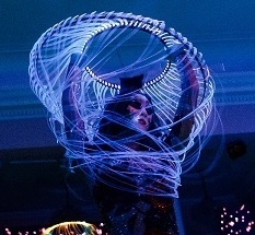 Световое шоу Ночные Цветы, аналог шоу Водяной цветок