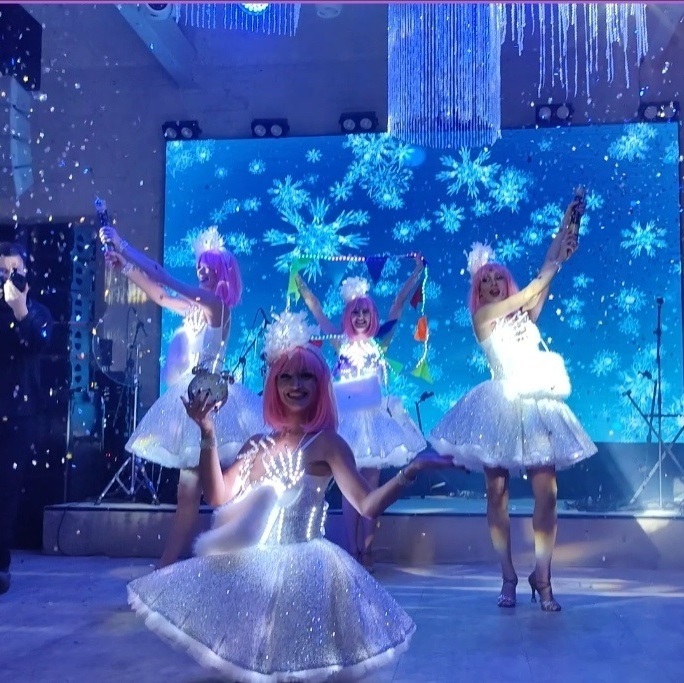 Артисты из Карнавальной ночи на вэлком