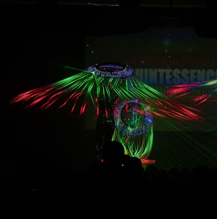 Световое зеркальное шоу Северное сияние