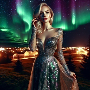 Премьера светового шоу Северное Сияние