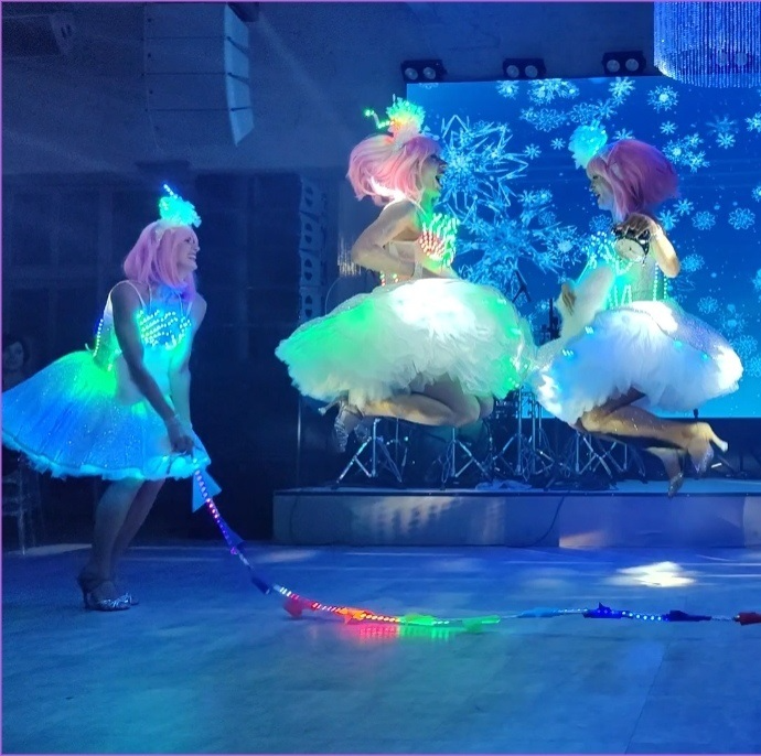 Шоу на новый год в стиле карнавальной ночи