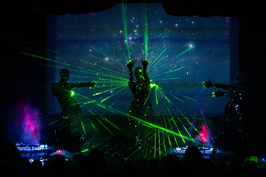 Световое шоу Северное сияние